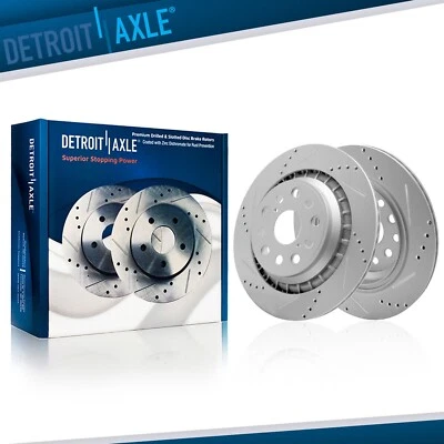 Repuesto de rotores de freno de disco perforados traseros de 12,99"" para Lexus LS500 LS500H Mirai Foto 1 de 4