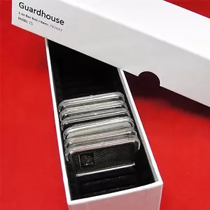 1 oz Silver Bar Guardhouse Single Row Storage Box #8 with capacity up to 25 Bars - Picture 1 of 3