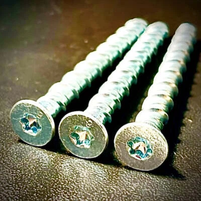 FIXABALL - CONCRETE SCREW - CSK - MEDIUM DUTY 5mm Masonry Anchor Screw Torx Countersunk BZP JCP Anker Bolt