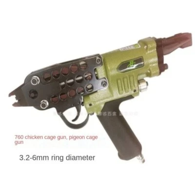 Chiodatrice Pneumatica Nail Gun Filo Gabbia Recinzione Materasso Legatura Gabbia Dispositivo - Immagine 1 di 4