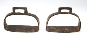 Bon de Collection Vintage Cheval Pédale Étrier Paire Ferme Maison Décor. G42-178 - Photo 1 sur 9