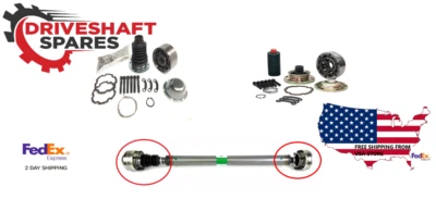 Eje de transmisión delantero Juntas CV delanteras y traseras 06-10 Jeep Commander / Grand Cherokee Foto 1 de 3