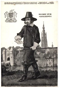 National Propaganda Stamp Exhibition "Breda" 27-28 August 1938 Postcard - Picture 1 of 2