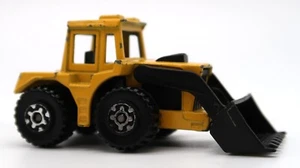 Matchbox Superfast No. 29 Pala Tractor Cuerpo Amarillo Negro “Gato” y Rayas Tampo - Imagen 1 de 14