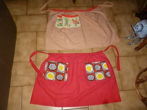 Tabliers Cuisinier Serveur Garçon de Café Vintage à Bistrot Bouchon Lyon Auberge - Imagen 1 de 1