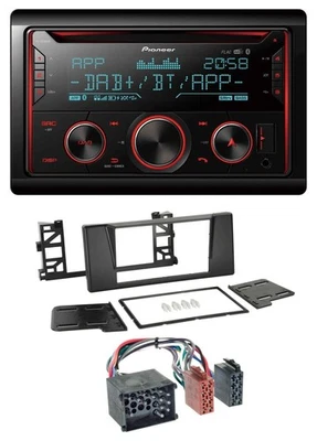 Pioneer 2DIN DAB MP3 Bluetooth USB CD Autoradio für BMW 5er (E39) X5 Rundpin - Bild 1 von 4