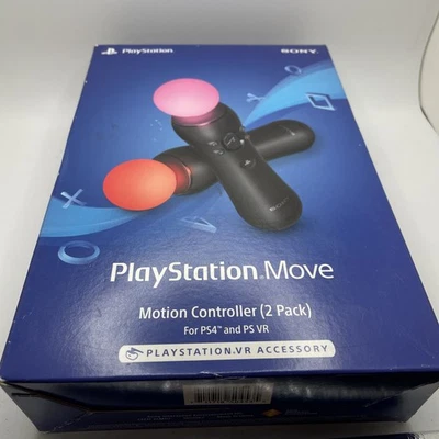 Controladores de movimiento Sony PlayStation Move PS4 PS VR - Juego de 2 más bonitos  Foto 1 de 4