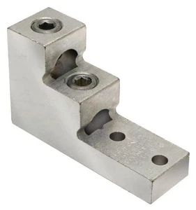 NEW Burndy NSB K11A36U2 Two-Hole Aluminum Universal Terminal( 2 AWG - 600kcmil ) - Picture 1 of 3