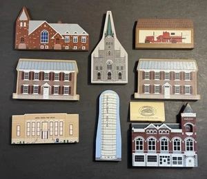 Delphos, Ohio Buildings Lot of 8 Shelf Sitters Collectibles - Picture 1 of 18