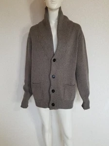 CAPUA Cashmere sehr dicke sehr weiche 100% Kaschmir Strickjacke Graphit Grau - Bild 1 von 11