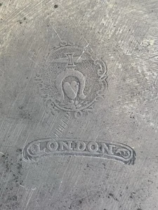 Antiker Fasson & Sons London Zinnteller Ladegerät Ende 18. Jahrhundert 12 Zoll - Bild 1 von 6