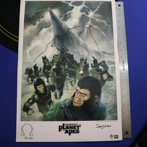 Sanjulian Art Print PLANET OF THE APES (Limited Ed, Signed and Numbered) 13x19 b - Picture 1 of 7