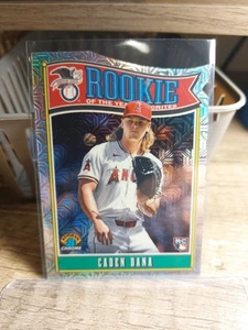 2025 Bowman Chrome Caden Dana RC ROY Favorites Mojo Refractor Die Cut Insert - Picture 1 of 2