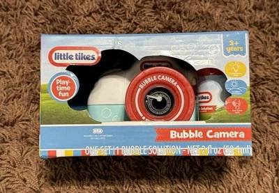 Little Tikes Bubble Toy Camera Includes 1 Bubble Solution - Holiday Gift Ready - Image 1 of 4