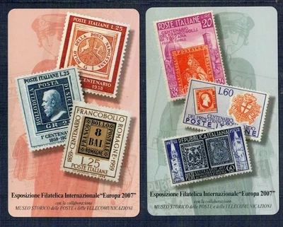 GIAN - Serie Tematica  "EUROPA CARD SHOW 2007"   2 Schede nuove COMPLETA - Imagen 1 de 2