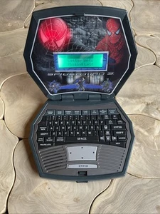 Marvel Spiderman 3 Black Learning Laptop By Kid Designs SM-737 2007 - Picture 1 of 7