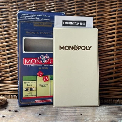 Vintage Waddingtons MONOPOLY Travel Game Magnetic Pocket Travel UK Edition - Image 1 of 4