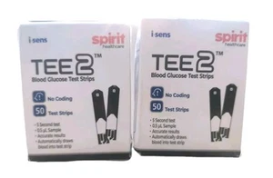2x TEE2 Blood Glucose Testing Strips 50 Exp 01/26 Free UK Delivery. - Picture 1 of 1