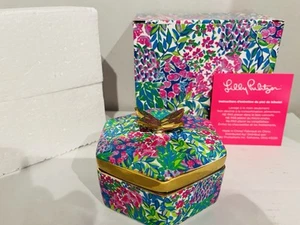 Lilly Pulitzer Trinket Box Gold Butterfly New In Box - Afbeelding 1 van 6