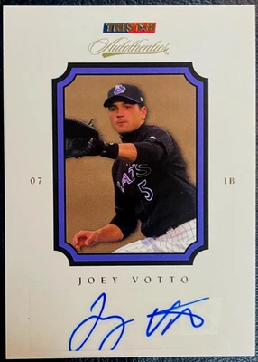 2007 TRISTAR Autothentics Joey Votto #66 Rookie Autograph Louisville Bats, Reds - Image 1 of 2