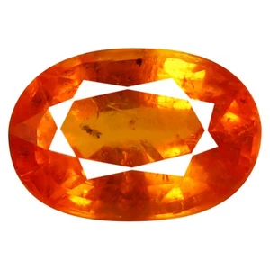 1.36 ct AAA Resplendent Oval Shape (7 x 5 mm) Fanta Orange Spessartine Gemstone - Bild 1 von 1