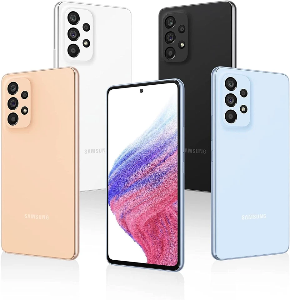Samsung Galaxy A53 A536B Dualsim 5G Android 14 Smartphone 128GB 6GB 6.5 Zoll - Bild 1 von 1