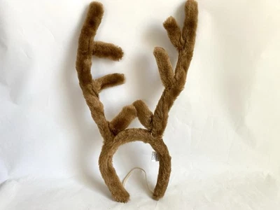Diadema de felpa de cuernos de reno | Oriental Trading Co. Artículo #4/334 | Usado Foto 1 de 2