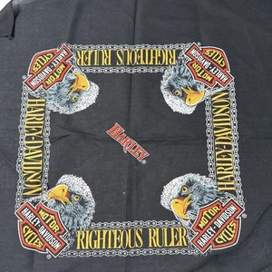 Harley Davidson Righteous Ruler Bandanna  - Picture 1 of 4
