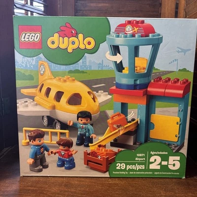 Lego Duplo Aeropuerto Edificio Avión 10871 con Caja Figuras COMPLETO Foto 1 de 4