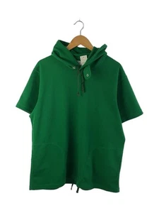 Engineered Garments Short Sleeve Hoody Green Polyester Mens Medium #EF AGA - Picture 1 of 5
