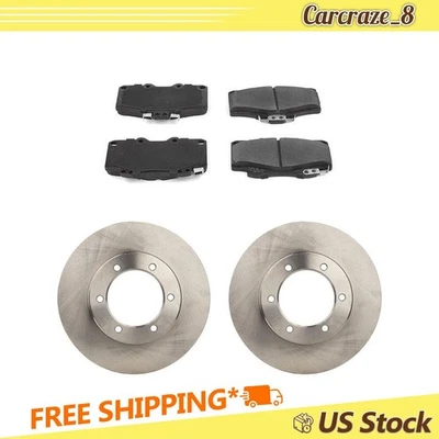 Kit Pastillas Freno Delanteras y Rotores Toyota Hilux 2.7L 2004-2009 Foto 1 de 4