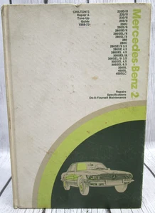 Chiltons Repair Tune Up Guide Mercedes Benz 2 Illustrated, 1968-73 Hardcover - Picture 1 of 6