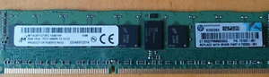 HP Micron 8GB PC3-12800R 2Rx4 ECC Reg Server Memory - Bild 1 von 2