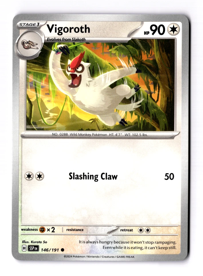 Vigoroth 146/191 Sv08: Surging Sparks Regular - Image 1 of 3