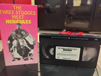 The Three Stooges Meet Hercules Movie Goodtimes VHS (Buy 2 - Get 1 Free) - Image 1 of 4