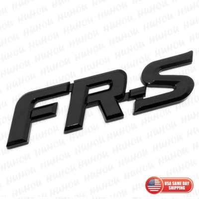 SCION FR-S FRS Rear Trunk Lid Gloss Black Badge Nameplate Logo Sport Emblem Foto 1 de 4
