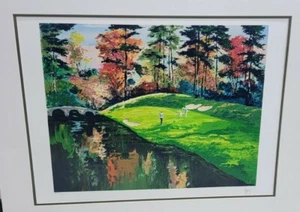 MARK KING Golf Textured Golf Serigraph Martin Lawrence Galleries - Picture 1 of 7