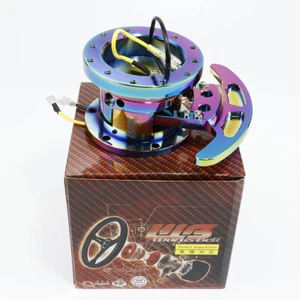 WORKS Steering Wheel Colourful Quick Release Hub Adapter Body Removable Boss Kit - Picture 1 of 6