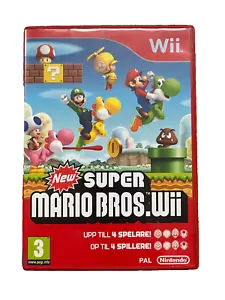 New Super Mario Bros. Wii (PAL) - Komplett mit Handbuch & Disc - Guter Zustand - Bild 1 von 7