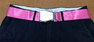 Fashion Belt With LOGO In Buckle Adjustive Lengh Max 120cm PURPLE Color - Picture 1 of 10