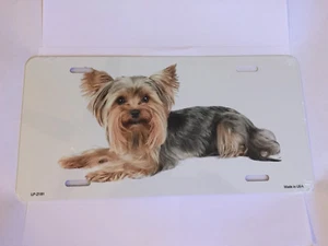 New Yorkshire Terrier Metal License Plate  - Picture 1 of 1