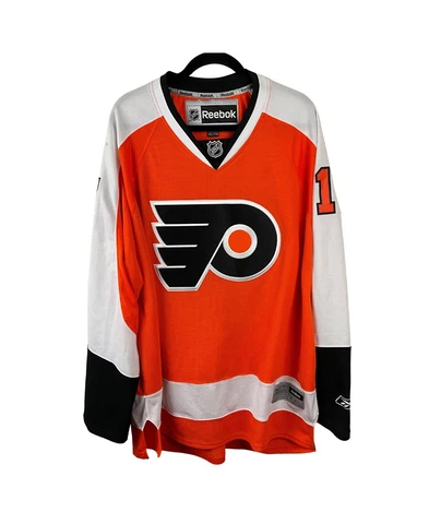 Philadelphia Flyers #17 Jeff Carter Reebok Hockey Jersey Size 2XL Cover
