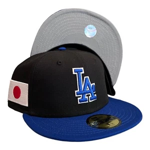 New Era Los Angeles Dodgers Shohei Ohtani 59FIFTY Fitted Hat Japan Flag 7 1/2 - Picture 1 of 7