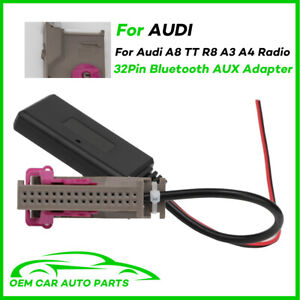 12V KFZ 32 Pin Auto Bluetooth AUX Adapter Harness Für Audi A8 TT R8 A3 A4 Radio