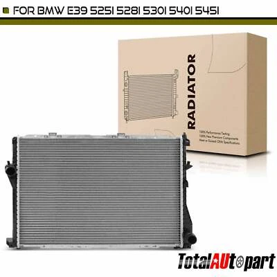 Conjunto de radiador de aluminio para BMW E39 525i 2001-2005 528i 1999-2000 530i 540i Foto 1 de 4