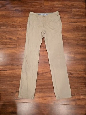 Pantalones de golf Peter Millar marrón polar frente plano para hombre talla 33 tostado Foto 1 de 4