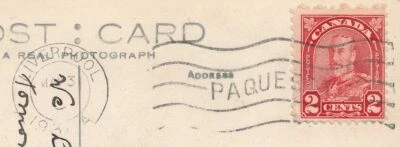 RPPC Canadian Pacific SS Duquesa de Richmond - Paquebot 1936 Envío Cancelar Foto 1 de 3