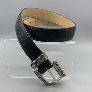Brighton Size 28Small Black Leather Belt B4703 - Picture 1 of 11