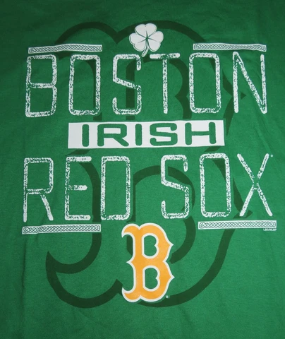 BOSTON RED SOX "IRISH" (XL) T-Shirt w/ Tags St. Patrick's Day Cover