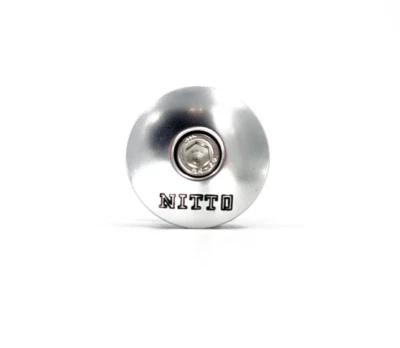 Nitto 1 1/8" Replacement Stem Top Cap In Silver - Image 1 of 2